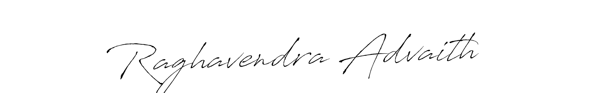 Design your own signature with our free online signature maker. With this signature software, you can create a handwritten (Antro_Vectra) signature for name Raghavendra Advaith. Raghavendra Advaith signature style 6 images and pictures png