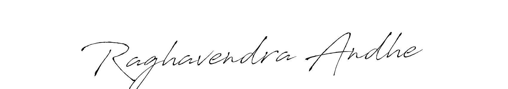 Raghavendra Andhe stylish signature style. Best Handwritten Sign (Antro_Vectra) for my name. Handwritten Signature Collection Ideas for my name Raghavendra Andhe. Raghavendra Andhe signature style 6 images and pictures png