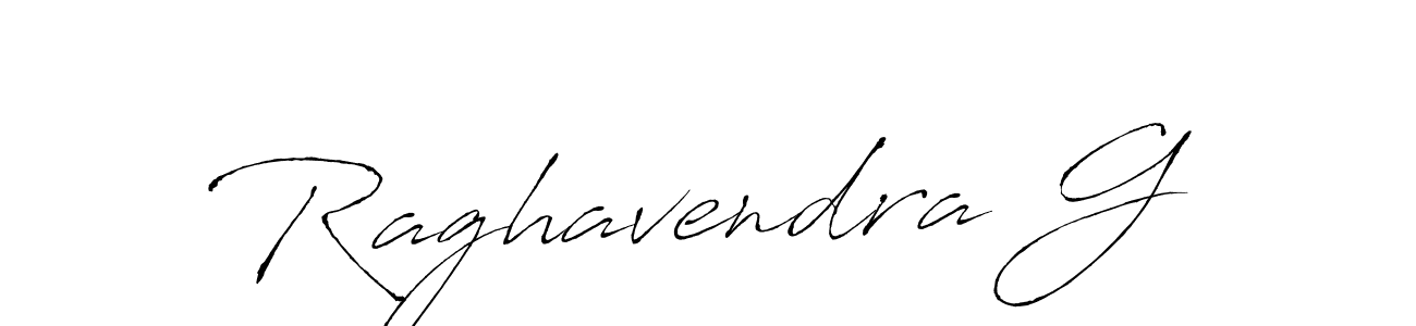 Create a beautiful signature design for name Raghavendra G. With this signature (Antro_Vectra) fonts, you can make a handwritten signature for free. Raghavendra G signature style 6 images and pictures png