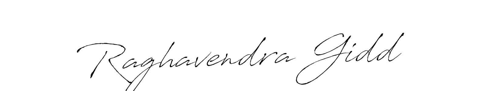 How to make Raghavendra Gidd signature? Antro_Vectra is a professional autograph style. Create handwritten signature for Raghavendra Gidd name. Raghavendra Gidd signature style 6 images and pictures png