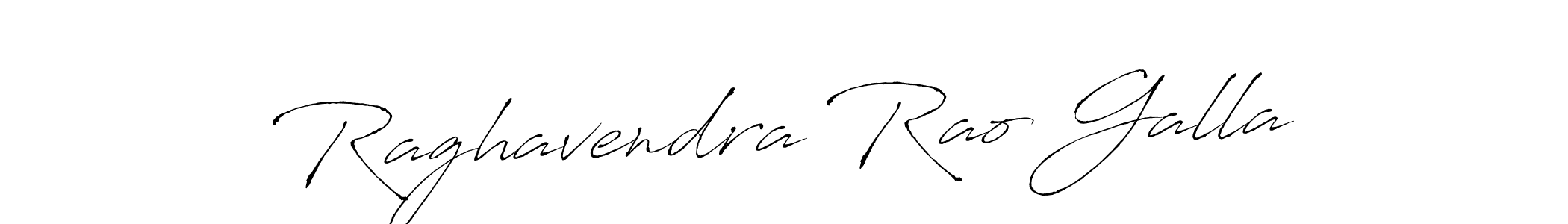 Create a beautiful signature design for name Raghavendra Rao Galla. With this signature (Antro_Vectra) fonts, you can make a handwritten signature for free. Raghavendra Rao Galla signature style 6 images and pictures png