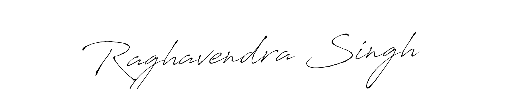 Make a beautiful signature design for name Raghavendra Singh. With this signature (Antro_Vectra) style, you can create a handwritten signature for free. Raghavendra Singh signature style 6 images and pictures png