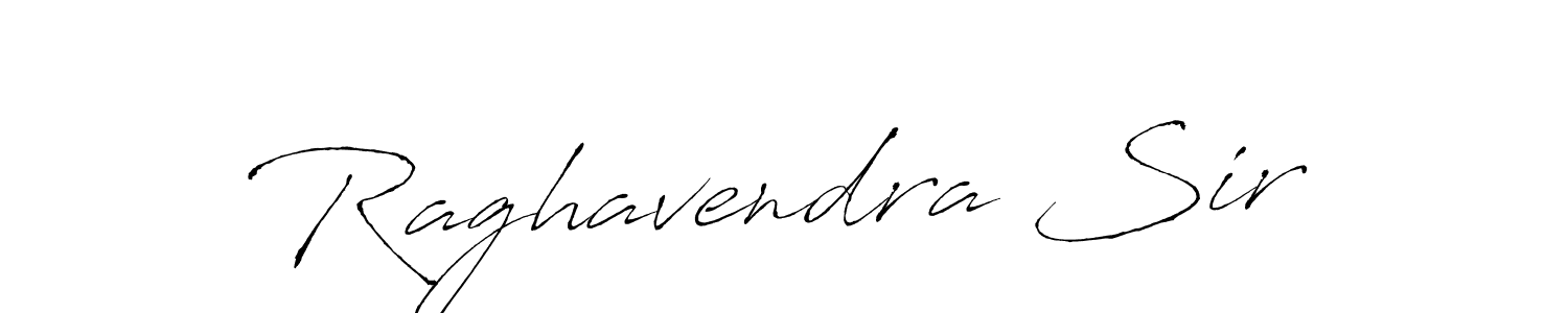 Create a beautiful signature design for name Raghavendra Sir. With this signature (Antro_Vectra) fonts, you can make a handwritten signature for free. Raghavendra Sir signature style 6 images and pictures png