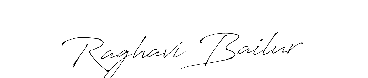 Raghavi Bailur stylish signature style. Best Handwritten Sign (Antro_Vectra) for my name. Handwritten Signature Collection Ideas for my name Raghavi Bailur. Raghavi Bailur signature style 6 images and pictures png