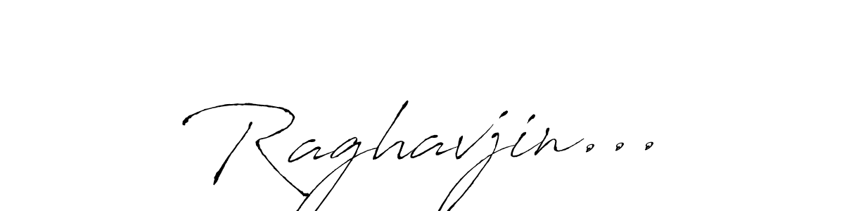 Design your own signature with our free online signature maker. With this signature software, you can create a handwritten (Antro_Vectra) signature for name Raghavjin.... Raghavjin... signature style 6 images and pictures png