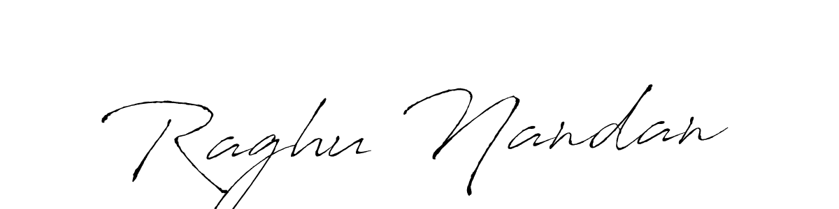 Create a beautiful signature design for name Raghu Nandan. With this signature (Antro_Vectra) fonts, you can make a handwritten signature for free. Raghu Nandan signature style 6 images and pictures png