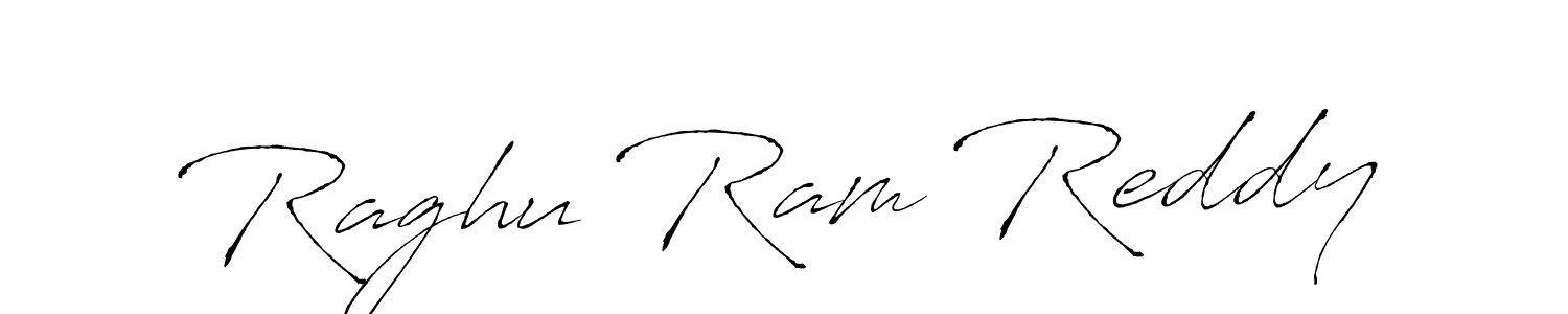 Create a beautiful signature design for name Raghu Ram Reddy. With this signature (Antro_Vectra) fonts, you can make a handwritten signature for free. Raghu Ram Reddy signature style 6 images and pictures png