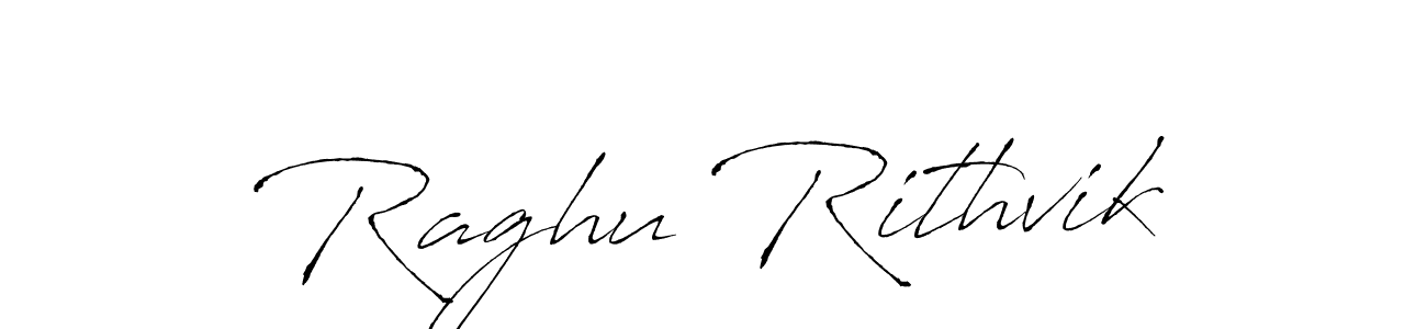Make a beautiful signature design for name Raghu Rithvik. With this signature (Antro_Vectra) style, you can create a handwritten signature for free. Raghu Rithvik signature style 6 images and pictures png