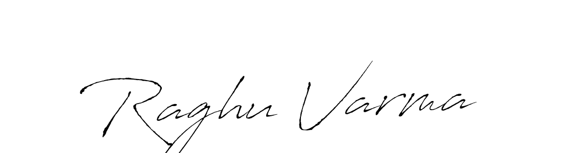 Design your own signature with our free online signature maker. With this signature software, you can create a handwritten (Antro_Vectra) signature for name Raghu Varma. Raghu Varma signature style 6 images and pictures png