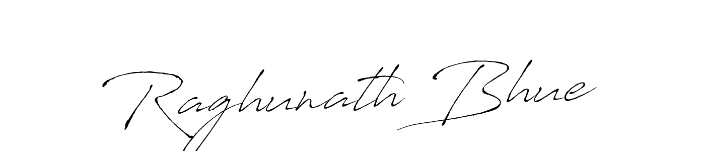 Raghunath Bhue stylish signature style. Best Handwritten Sign (Antro_Vectra) for my name. Handwritten Signature Collection Ideas for my name Raghunath Bhue. Raghunath Bhue signature style 6 images and pictures png