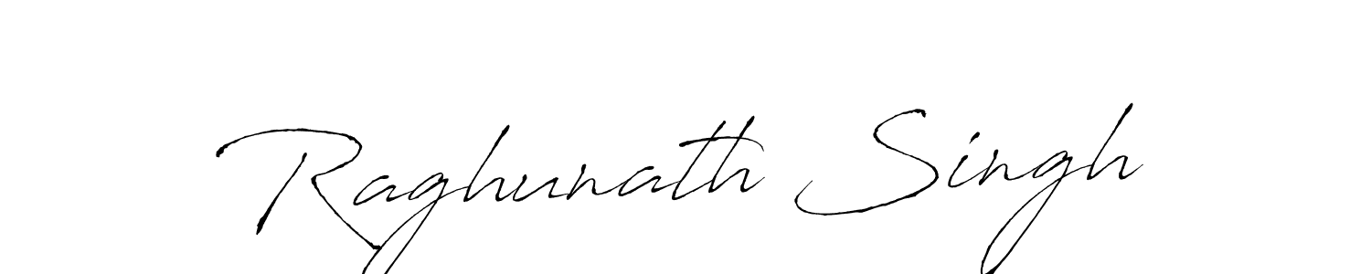 Design your own signature with our free online signature maker. With this signature software, you can create a handwritten (Antro_Vectra) signature for name Raghunath Singh. Raghunath Singh signature style 6 images and pictures png