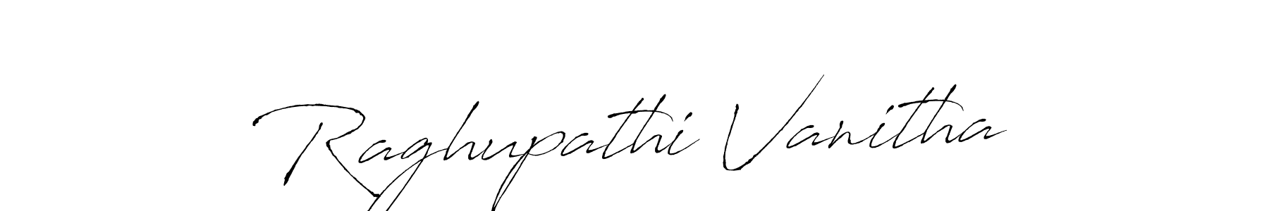 How to make Raghupathi Vanitha signature? Antro_Vectra is a professional autograph style. Create handwritten signature for Raghupathi Vanitha name. Raghupathi Vanitha signature style 6 images and pictures png