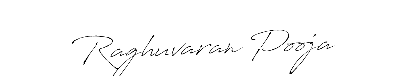 Antro_Vectra is a professional signature style that is perfect for those who want to add a touch of class to their signature. It is also a great choice for those who want to make their signature more unique. Get Raghuvaran Pooja name to fancy signature for free. Raghuvaran Pooja signature style 6 images and pictures png