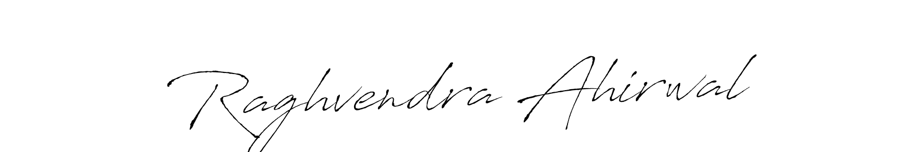 Also we have Raghvendra Ahirwal name is the best signature style. Create professional handwritten signature collection using Antro_Vectra autograph style. Raghvendra Ahirwal signature style 6 images and pictures png