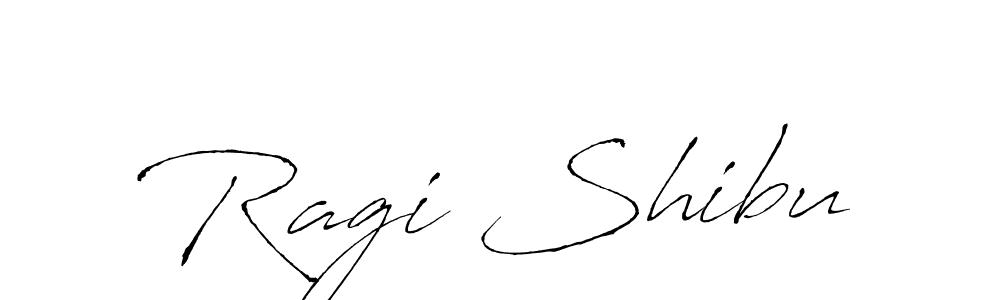 Design your own signature with our free online signature maker. With this signature software, you can create a handwritten (Antro_Vectra) signature for name Ragi Shibu. Ragi Shibu signature style 6 images and pictures png