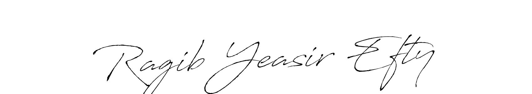 How to make Ragib Yeasir Efty signature? Antro_Vectra is a professional autograph style. Create handwritten signature for Ragib Yeasir Efty name. Ragib Yeasir Efty signature style 6 images and pictures png
