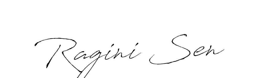 Make a beautiful signature design for name Ragini Sen. With this signature (Antro_Vectra) style, you can create a handwritten signature for free. Ragini Sen signature style 6 images and pictures png