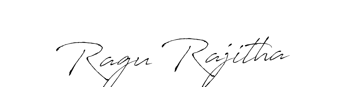 How to make Ragu Rajitha signature? Antro_Vectra is a professional autograph style. Create handwritten signature for Ragu Rajitha name. Ragu Rajitha signature style 6 images and pictures png