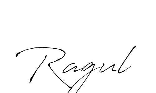 How to make Ragul name signature. Use Antro_Vectra style for creating short signs online. This is the latest handwritten sign. Ragul signature style 6 images and pictures png