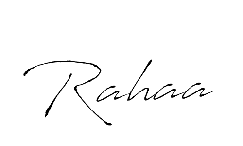 Make a beautiful signature design for name Rahaa. With this signature (Antro_Vectra) style, you can create a handwritten signature for free. Rahaa signature style 6 images and pictures png