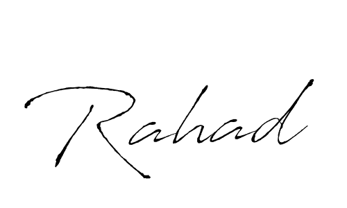 Use a signature maker to create a handwritten signature online. With this signature software, you can design (Antro_Vectra) your own signature for name Rahad. Rahad signature style 6 images and pictures png