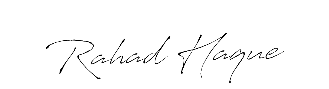 Also we have Rahad Haque name is the best signature style. Create professional handwritten signature collection using Antro_Vectra autograph style. Rahad Haque signature style 6 images and pictures png