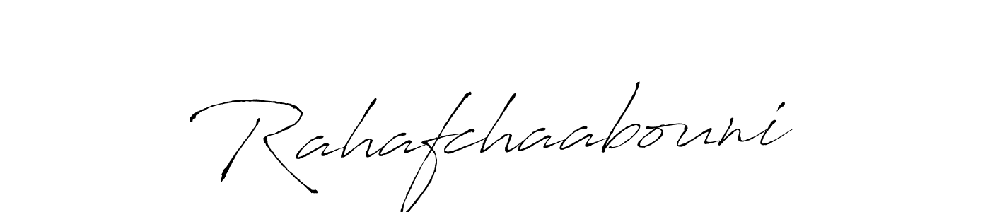 How to make Rahafchaabouni name signature. Use Antro_Vectra style for creating short signs online. This is the latest handwritten sign. Rahafchaabouni signature style 6 images and pictures png
