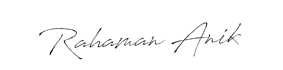 Use a signature maker to create a handwritten signature online. With this signature software, you can design (Antro_Vectra) your own signature for name Rahaman Anik. Rahaman Anik signature style 6 images and pictures png