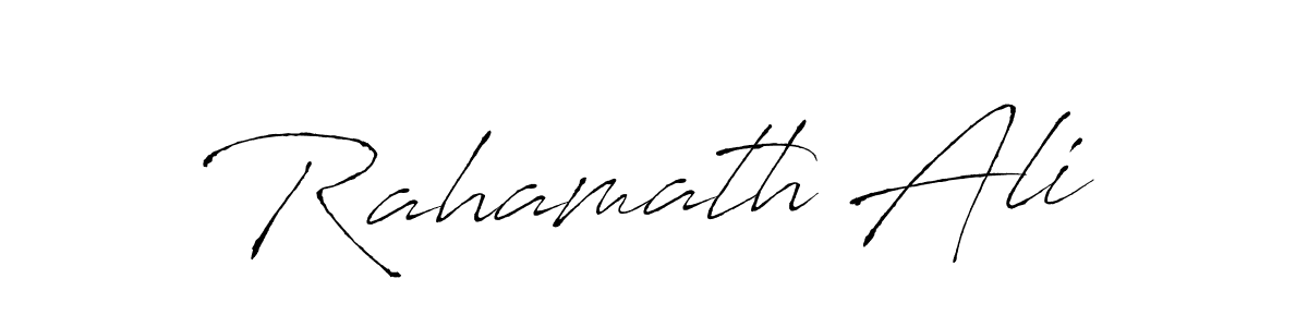 You can use this online signature creator to create a handwritten signature for the name Rahamath Ali. This is the best online autograph maker. Rahamath Ali signature style 6 images and pictures png