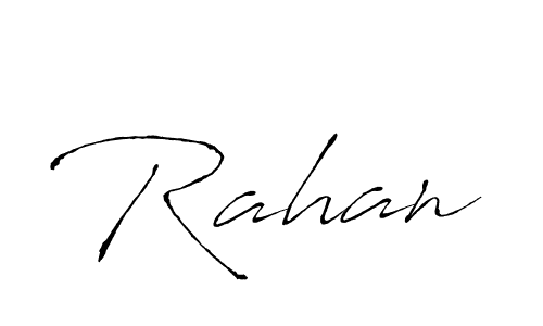 Rahan stylish signature style. Best Handwritten Sign (Antro_Vectra) for my name. Handwritten Signature Collection Ideas for my name Rahan. Rahan signature style 6 images and pictures png