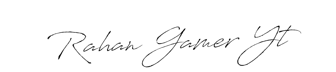 This is the best signature style for the Rahan Gamer Yt name. Also you like these signature font (Antro_Vectra). Mix name signature. Rahan Gamer Yt signature style 6 images and pictures png