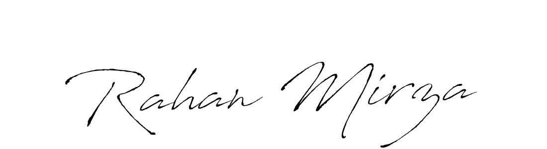 Also we have Rahan Mirza name is the best signature style. Create professional handwritten signature collection using Antro_Vectra autograph style. Rahan Mirza signature style 6 images and pictures png