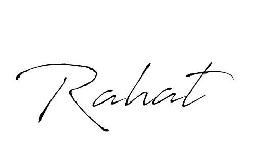 Design your own signature with our free online signature maker. With this signature software, you can create a handwritten (Antro_Vectra) signature for name Rahat. Rahat signature style 6 images and pictures png