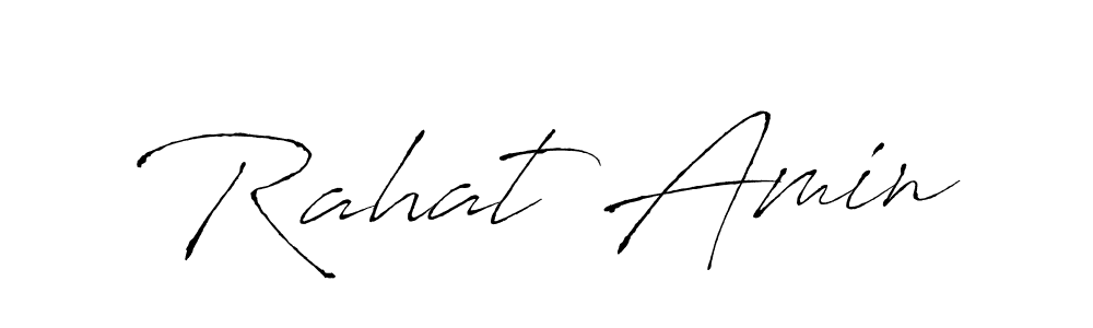 How to make Rahat Amin signature? Antro_Vectra is a professional autograph style. Create handwritten signature for Rahat Amin name. Rahat Amin signature style 6 images and pictures png