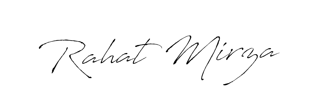 You should practise on your own different ways (Antro_Vectra) to write your name (Rahat Mirza) in signature. don't let someone else do it for you. Rahat Mirza signature style 6 images and pictures png