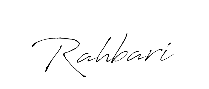 How to Draw Rahbari signature style? Antro_Vectra is a latest design signature styles for name Rahbari. Rahbari signature style 6 images and pictures png