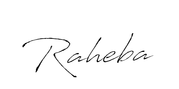 How to make Raheba signature? Antro_Vectra is a professional autograph style. Create handwritten signature for Raheba name. Raheba signature style 6 images and pictures png