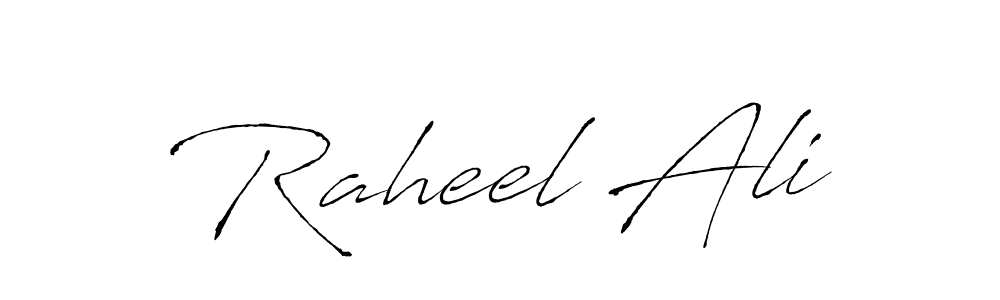 Make a beautiful signature design for name Raheel Ali. Use this online signature maker to create a handwritten signature for free. Raheel Ali signature style 6 images and pictures png