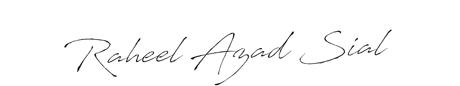 if you are searching for the best signature style for your name Raheel Azad Sial. so please give up your signature search. here we have designed multiple signature styles  using Antro_Vectra. Raheel Azad Sial signature style 6 images and pictures png