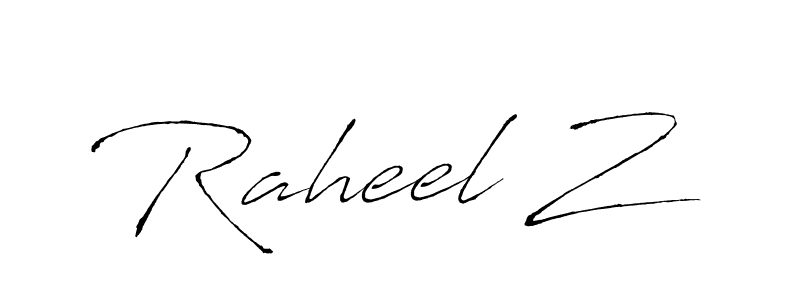 Here are the top 10 professional signature styles for the name Raheel Z. These are the best autograph styles you can use for your name. Raheel Z signature style 6 images and pictures png