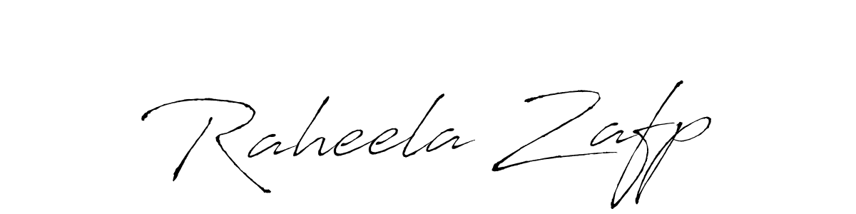 Create a beautiful signature design for name Raheela Zafp. With this signature (Antro_Vectra) fonts, you can make a handwritten signature for free. Raheela Zafp signature style 6 images and pictures png