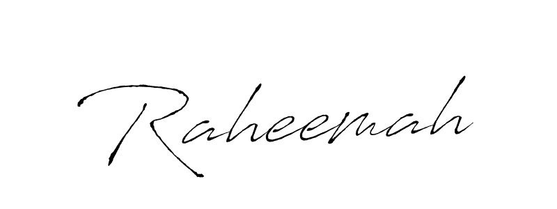 How to make Raheemah signature? Antro_Vectra is a professional autograph style. Create handwritten signature for Raheemah name. Raheemah signature style 6 images and pictures png