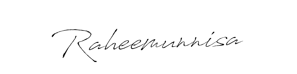 Also You can easily find your signature by using the search form. We will create Raheemunnisa name handwritten signature images for you free of cost using Antro_Vectra sign style. Raheemunnisa signature style 6 images and pictures png