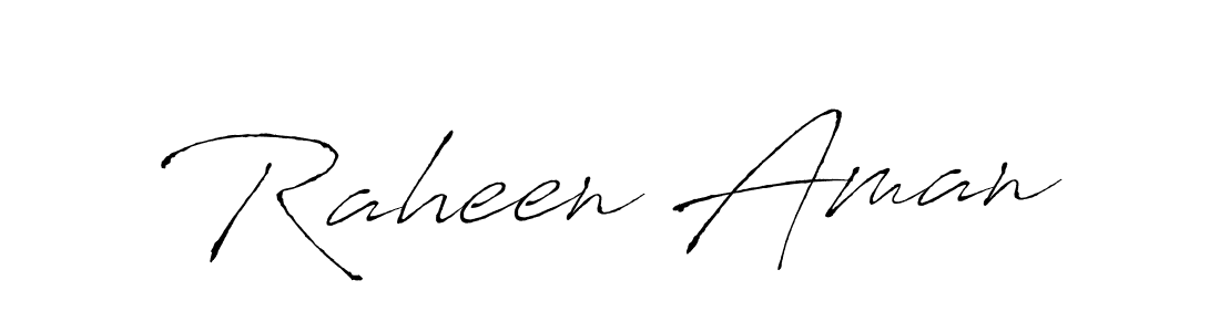 Create a beautiful signature design for name Raheen Aman. With this signature (Antro_Vectra) fonts, you can make a handwritten signature for free. Raheen Aman signature style 6 images and pictures png