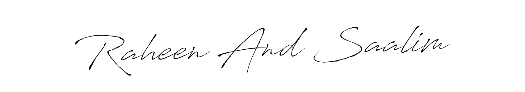 See photos of Raheen And Saalim official signature by Spectra . Check more albums & portfolios. Read reviews & check more about Antro_Vectra font. Raheen And Saalim signature style 6 images and pictures png