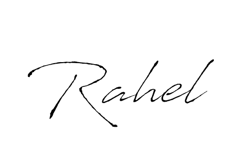 You should practise on your own different ways (Antro_Vectra) to write your name (Rahel) in signature. don't let someone else do it for you. Rahel signature style 6 images and pictures png