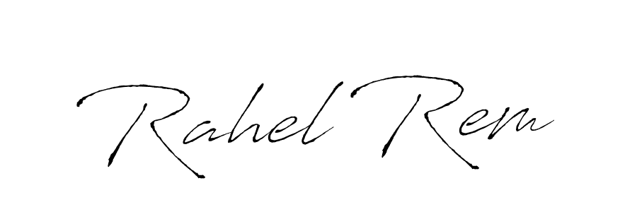 This is the best signature style for the Rahel Rem name. Also you like these signature font (Antro_Vectra). Mix name signature. Rahel Rem signature style 6 images and pictures png