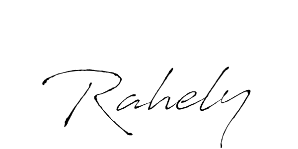Rahely stylish signature style. Best Handwritten Sign (Antro_Vectra) for my name. Handwritten Signature Collection Ideas for my name Rahely. Rahely signature style 6 images and pictures png