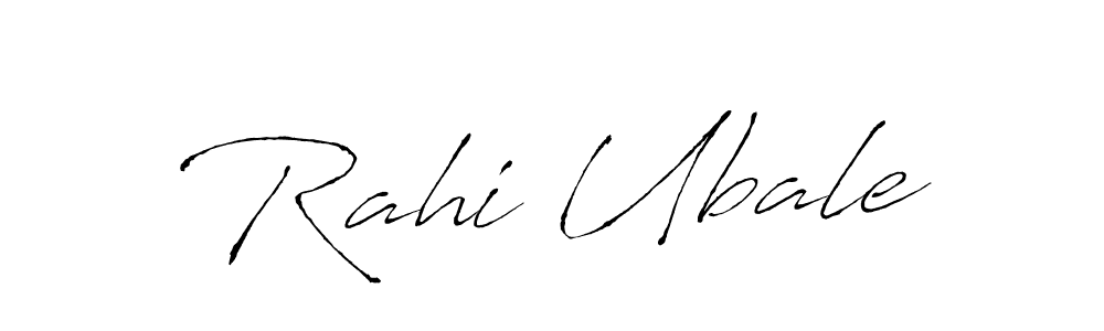Design your own signature with our free online signature maker. With this signature software, you can create a handwritten (Antro_Vectra) signature for name Rahi Ubale. Rahi Ubale signature style 6 images and pictures png