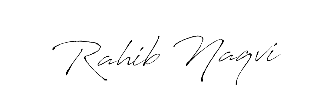 Create a beautiful signature design for name Rahib Naqvi. With this signature (Antro_Vectra) fonts, you can make a handwritten signature for free. Rahib Naqvi signature style 6 images and pictures png